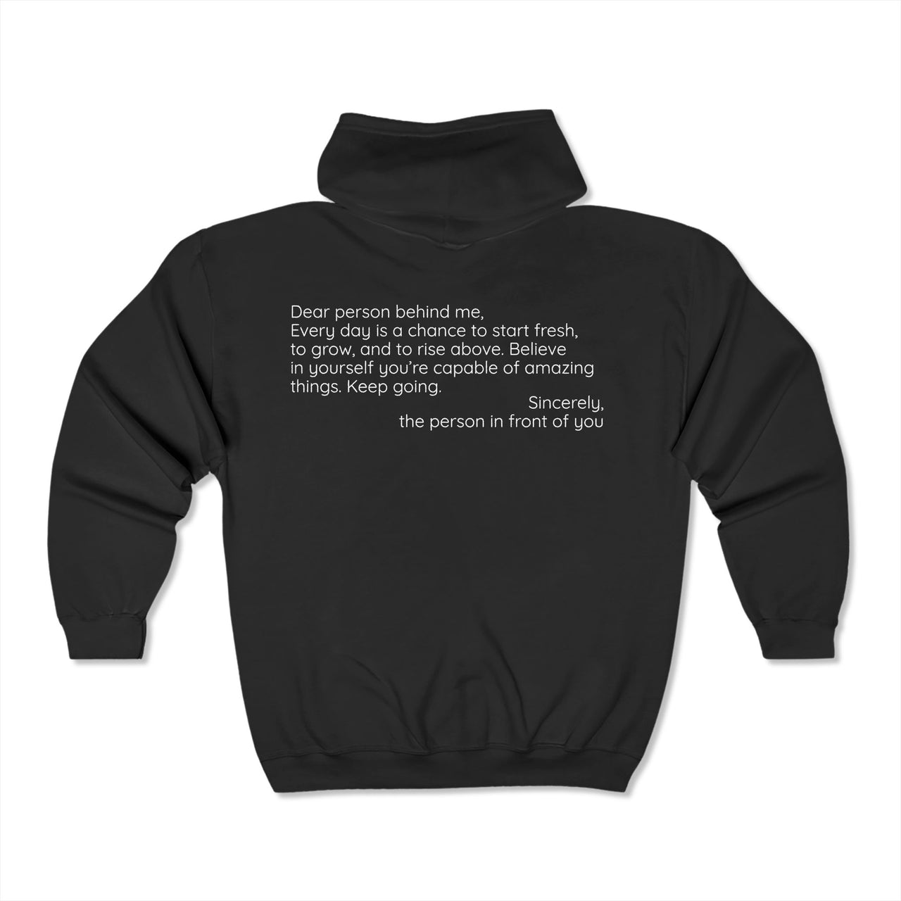 Positive Vibes Zip Essential Hoodie-Dear Person Collection