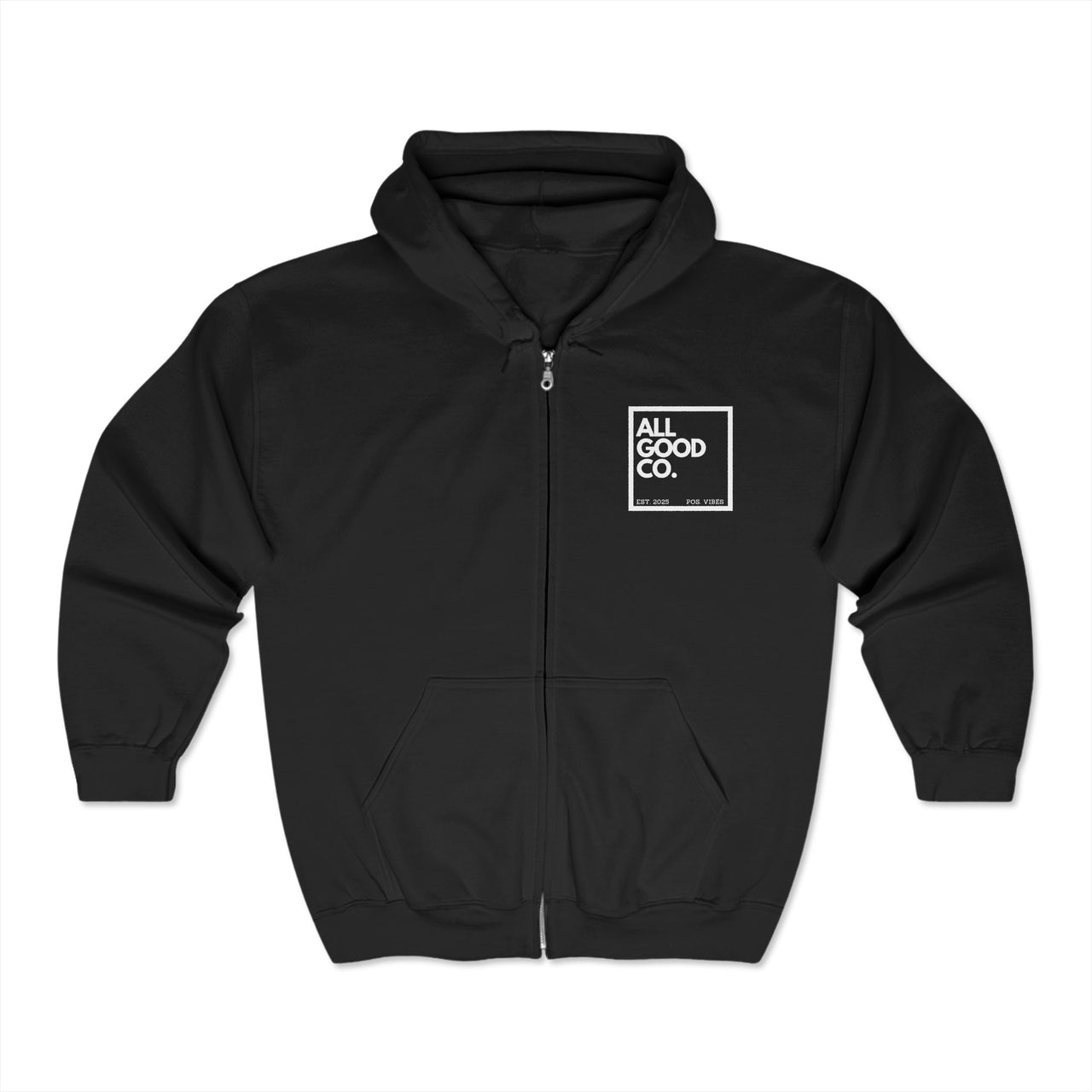 Positive Vibes Zip Classic Hoodie-Dear Person Collection